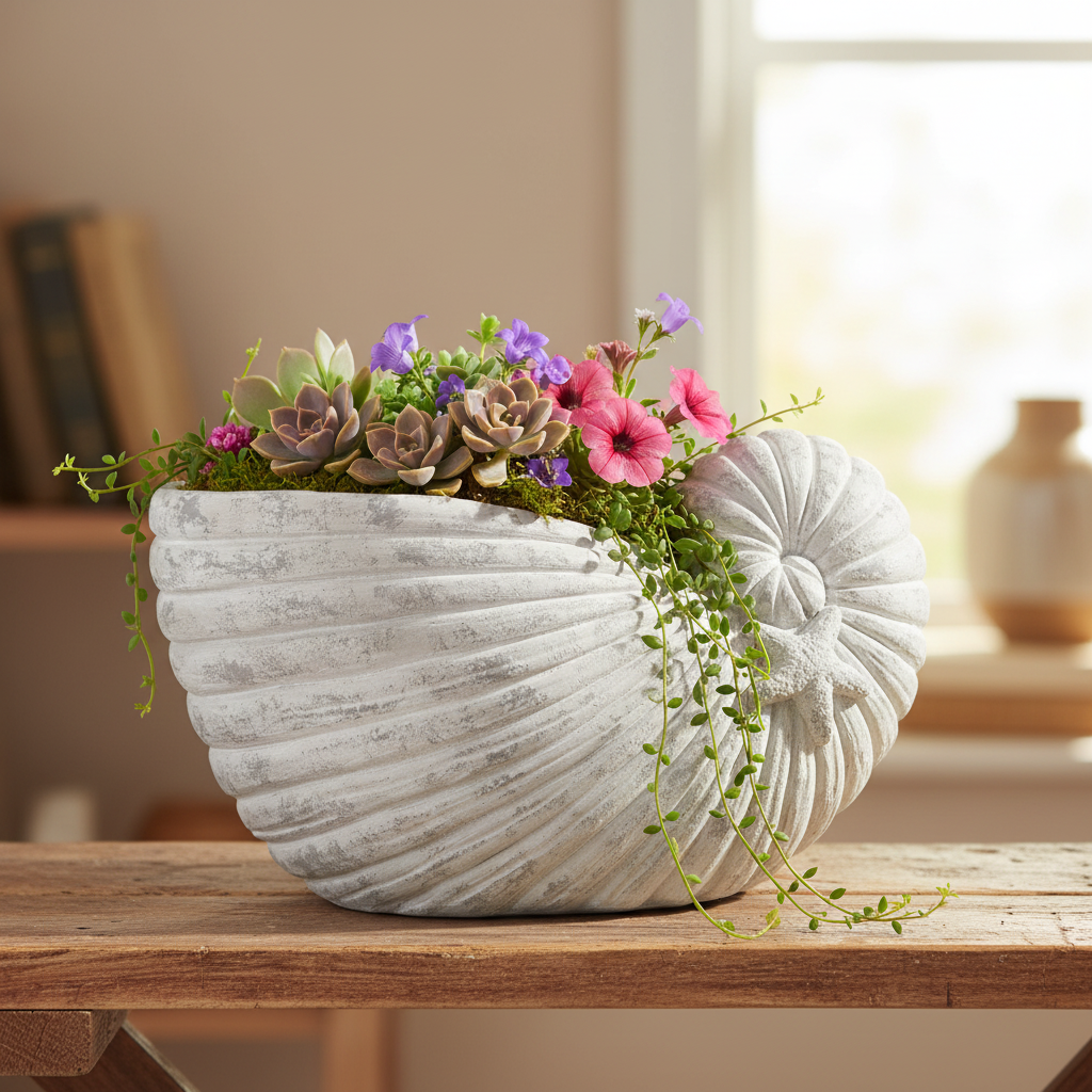 Willa Shell Planter
