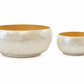 Hazen Capri Shell Round Planter Set (Set of 2)