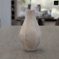 Nixie Handcrafted Faceted Pear-Shaped Terracotta Vase