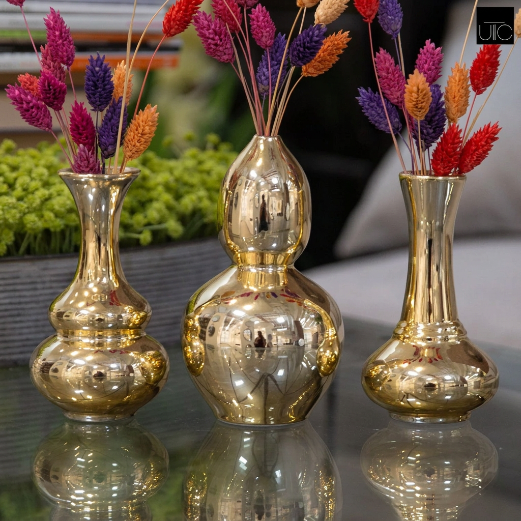 Norren Trumpet Mouth Ceramic Vases (Set of 3)
