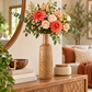 Zarien Layered Tribal Ceramic Vase