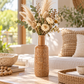 Zarien Layered Tribal Ceramic Vase