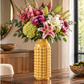 Nessa Round Bubbled Ceramic Vase