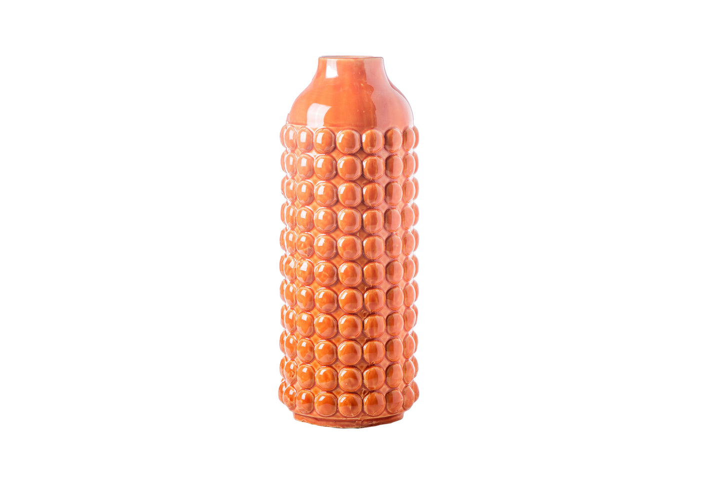 Nessa Round Bubbled Ceramic Vase
