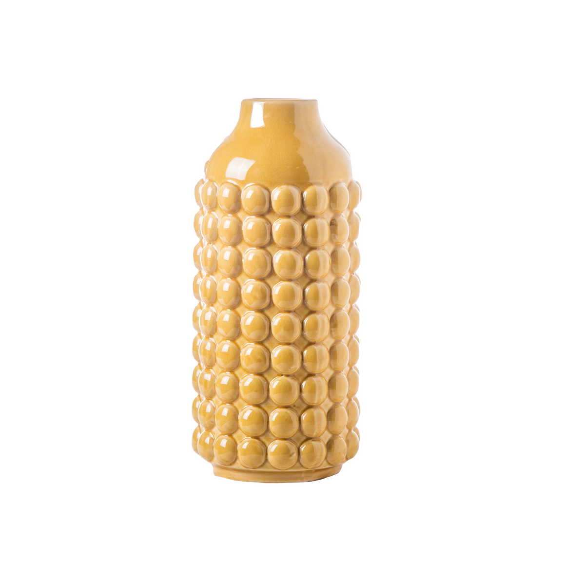 Nessa Round Bubbled Ceramic Vase