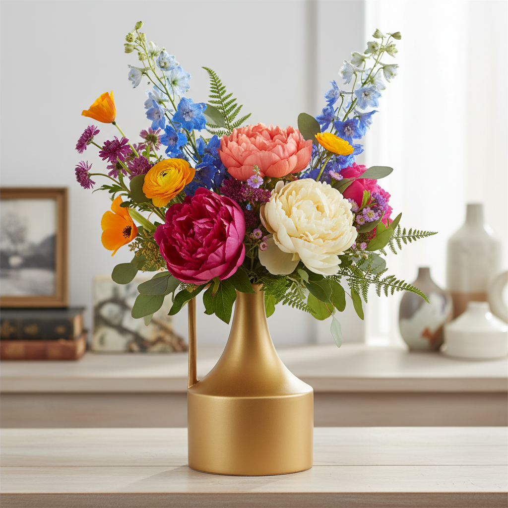 Ara Ceramic Decorative Trumpet Vase