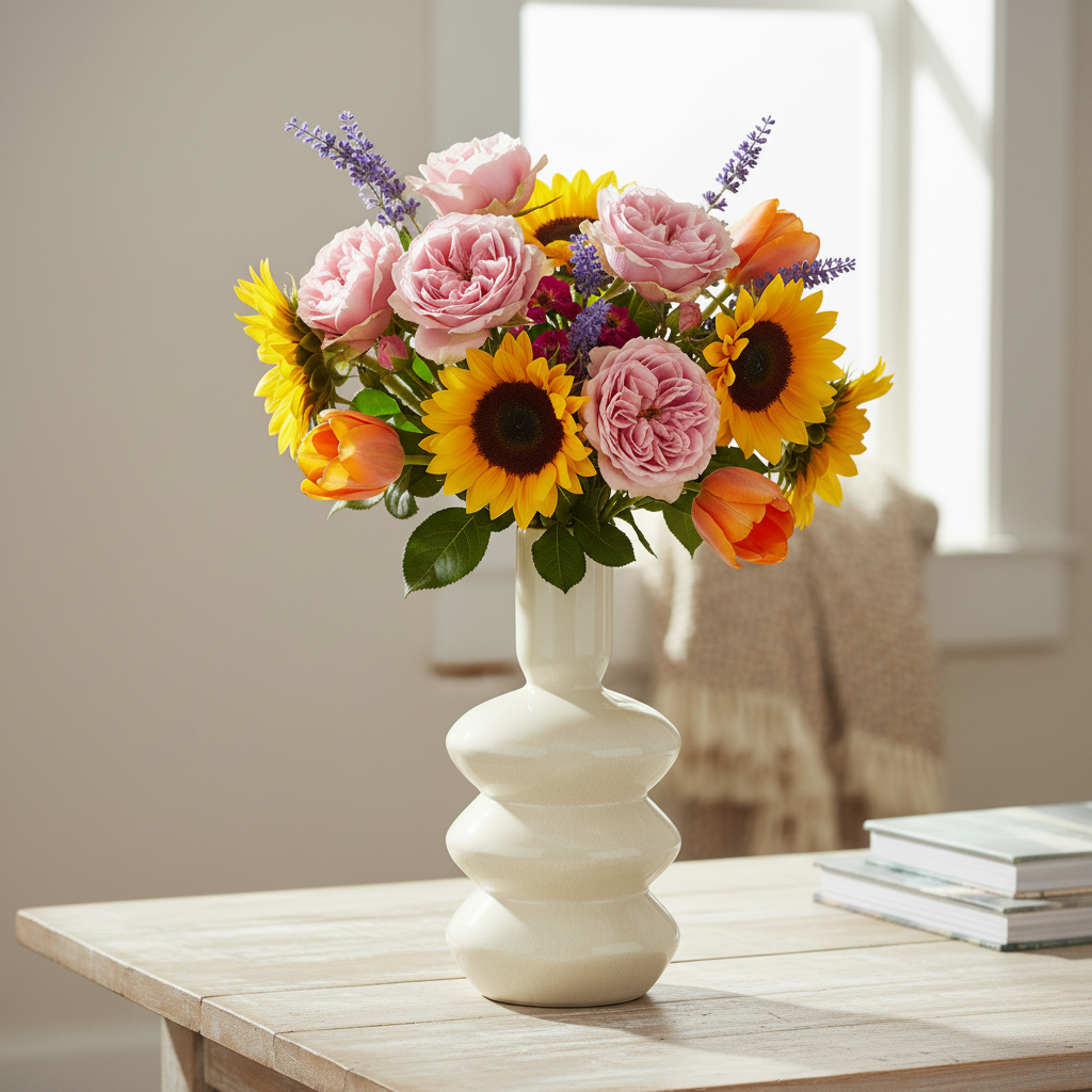 Riva Sculptural Ceramic Vase