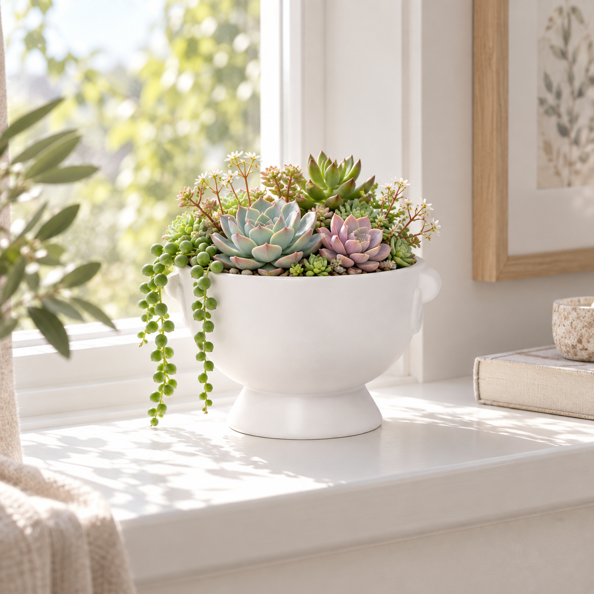 Winnie Lion Handle Ceramic Pot