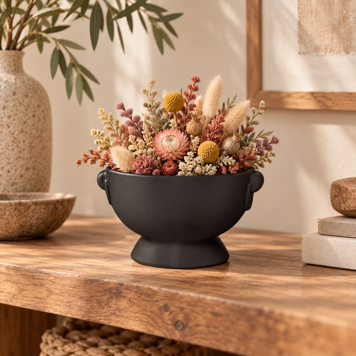 Winnie Lion Handle Ceramic Pot