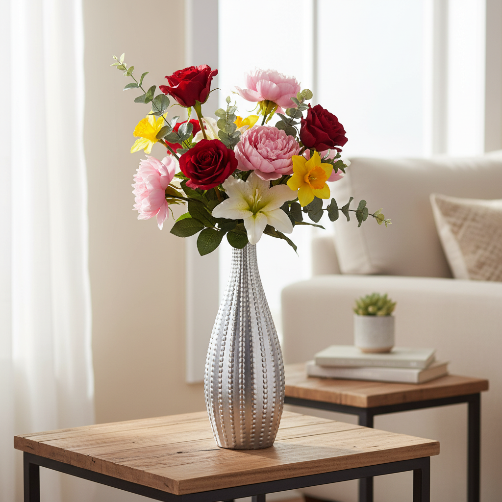 Trenleigh Ceramic Textured Tall Vases