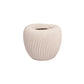Rhett Rippled Off-White Ceramic Planter