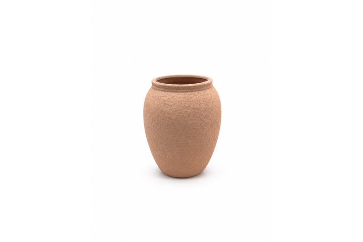 Ceramic Ovaliform Body With Tapered Top Textured