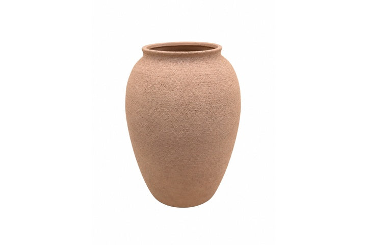 Ceramic Ovaliform Body With Tapered Top Textured