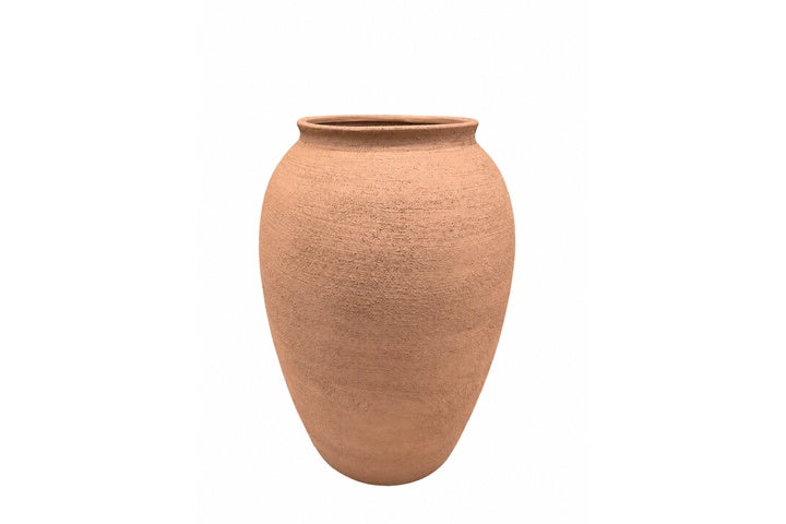 Ceramic Ovaliform Body With Tapered Top Textured