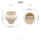 Eliza Bulbous Flared-Rim Ceramic Vase