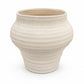 Eliza Bulbous Flared-Rim Ceramic Vase