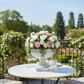 Zale Classic Fluted Garden Urn Planter with Pedestal