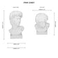 Gaviel White Resin Head Sculpture