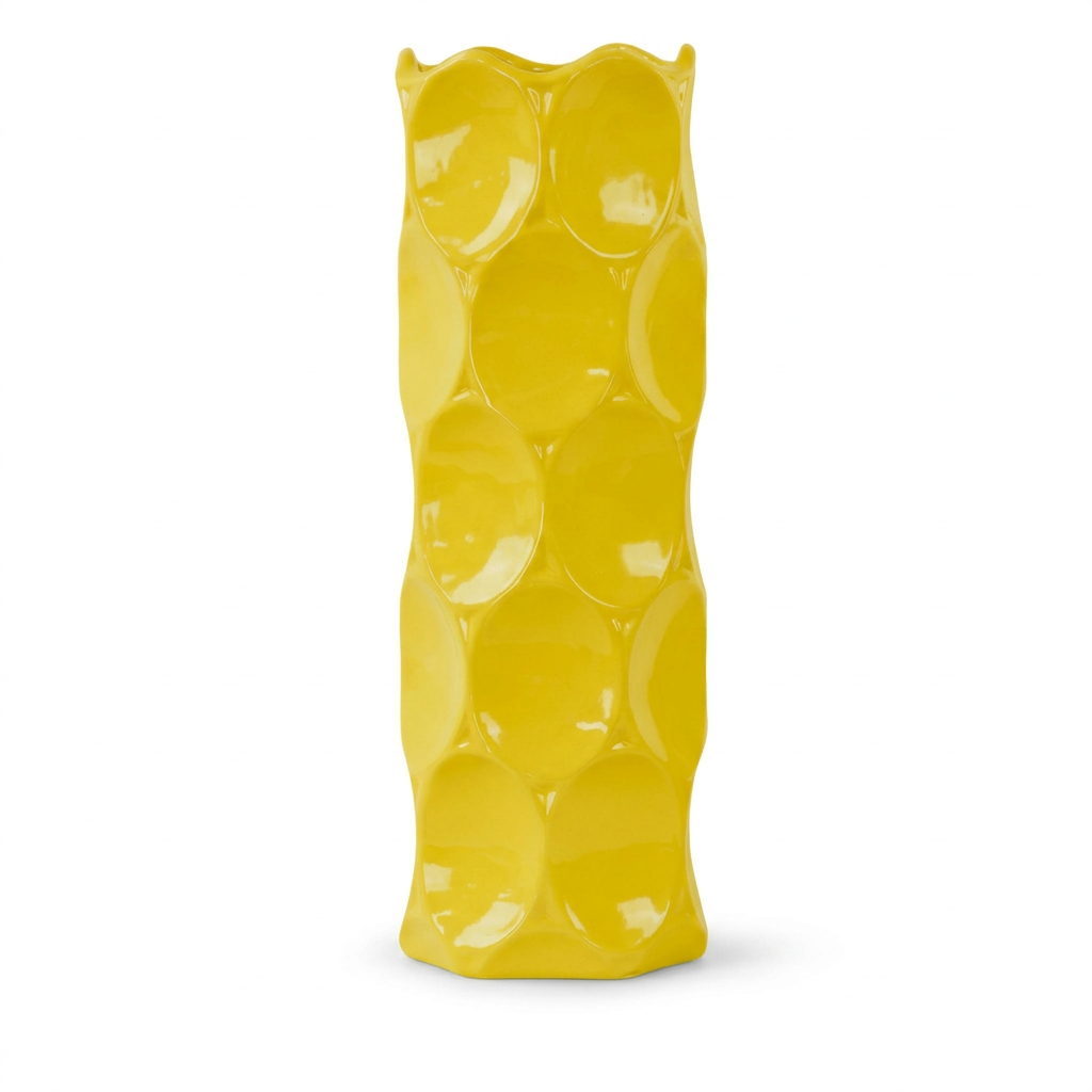 Jaselle Dimpled Ceramic Vase