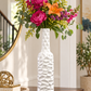 Rippled Ceramic Bottle Vase
