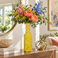 Rippled Ceramic Bottle Vase