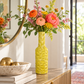 Rippled Ceramic Bottle Vase