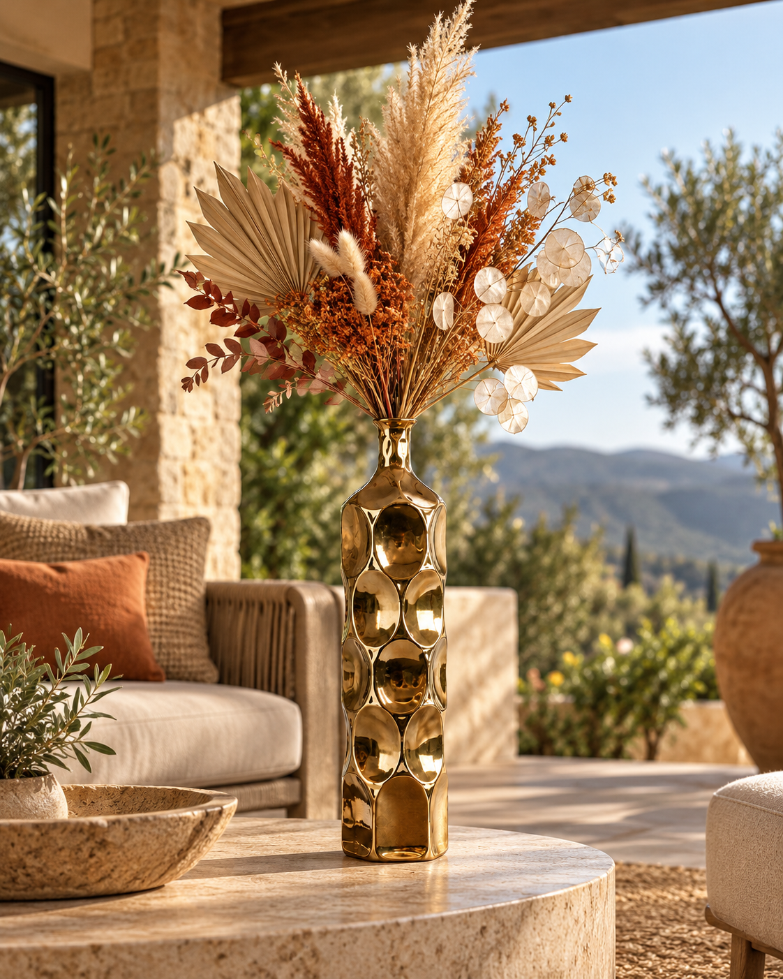 Dotty Ceramic Bottle Vases