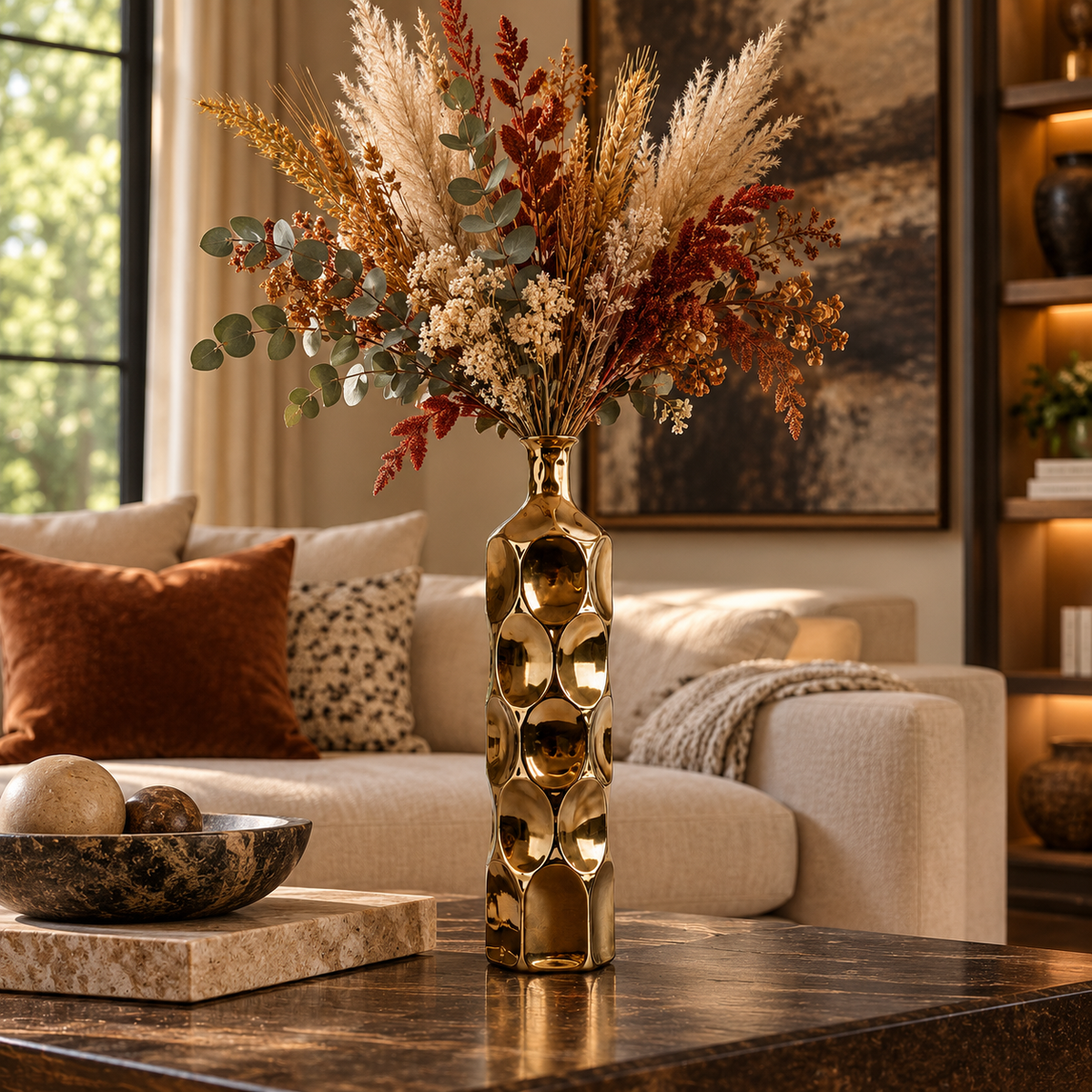 Dotty Ceramic Bottle Vases