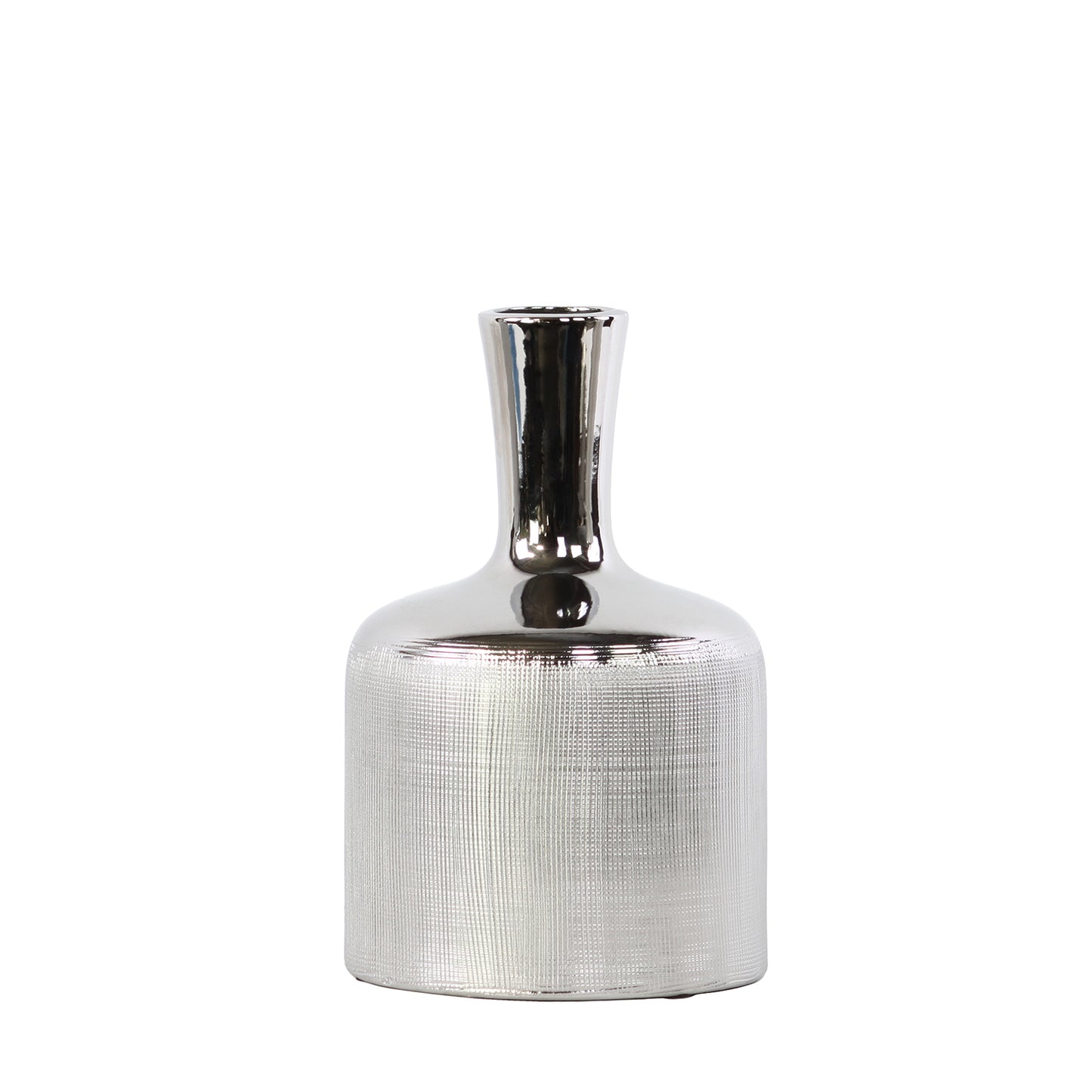 Indie Engraved Ceramic Bottle Vase