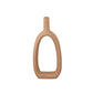 Allegra Ceramic Slim Oval Ring Vase