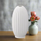 Fenton Embossed Column Ceramic Vase