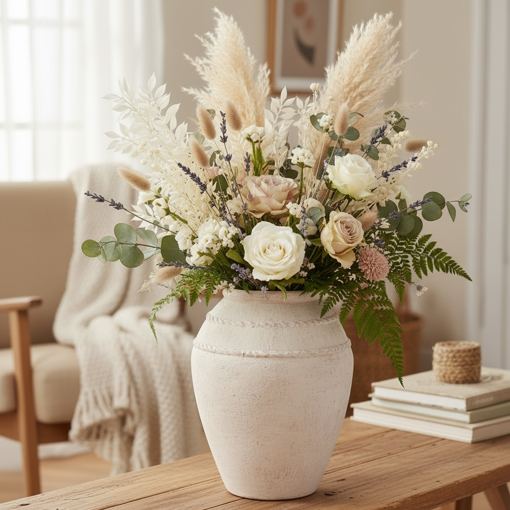 Laia Rustic Stoneware Vase
