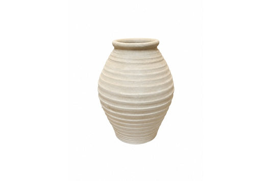 Terracotta Vase Large Off-White