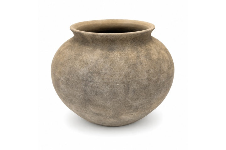 Fionne Bulbous Round Terracotta Vase