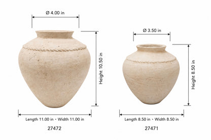 Zoe Bulbous Stoneware Vase