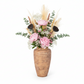 Nithya Handcrafted Cylindrical Textured Vase