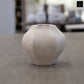Lana Handcrafted Faceted Terracotta Vase with Sculptural Form