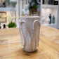 Emilie Ceramic Rustic Wave Vase