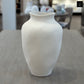 River Handcrafted Textured Urn Vase with Wavy Rim