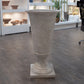 Niya Classic Fiberglass Urn Planter with Pedestal