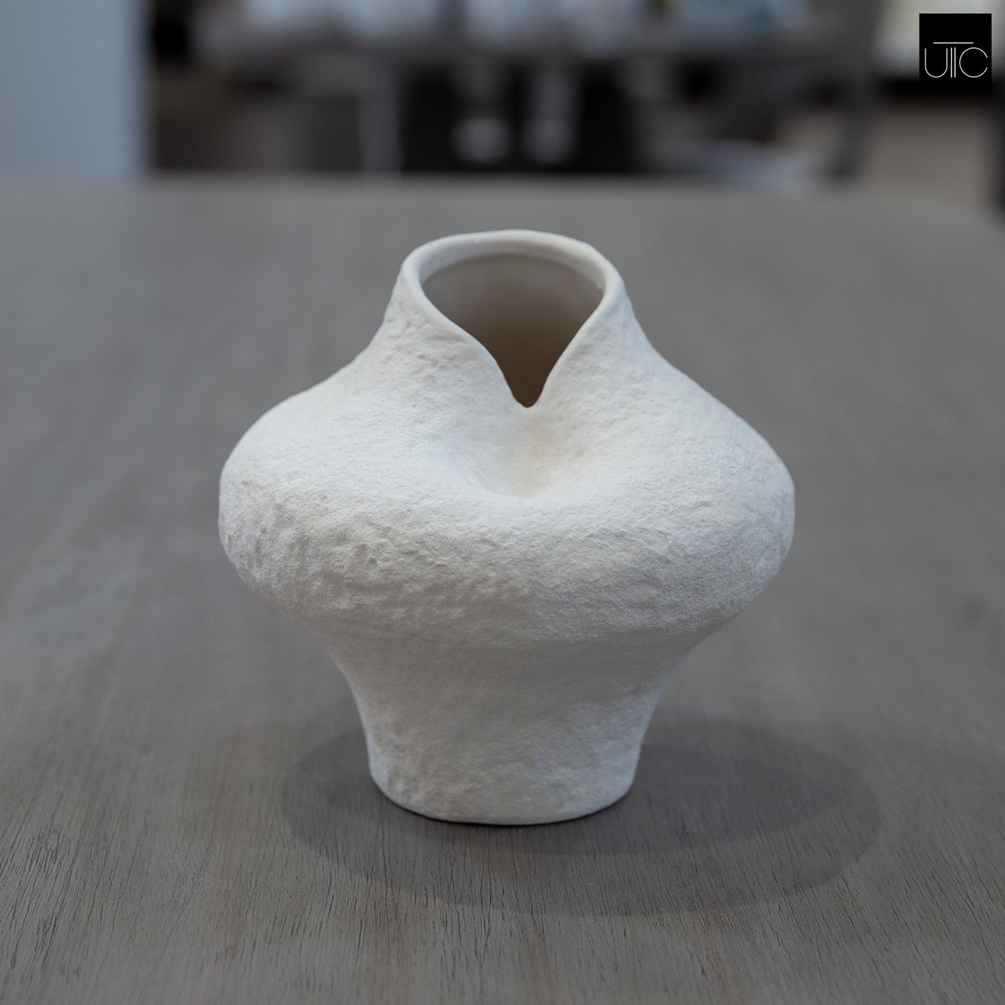 Kelby Handcrafted Sculptural Vest-Shape Vase