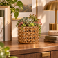 Valera Bronze Stoneware Planter