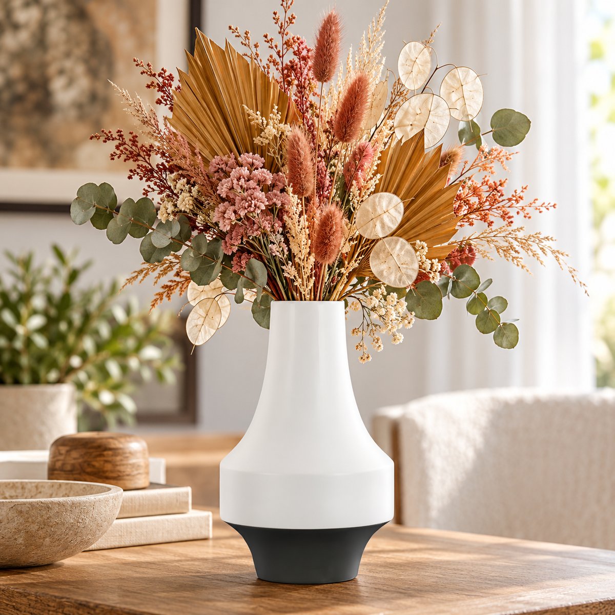 Delric Long Neck Ceramic Vase