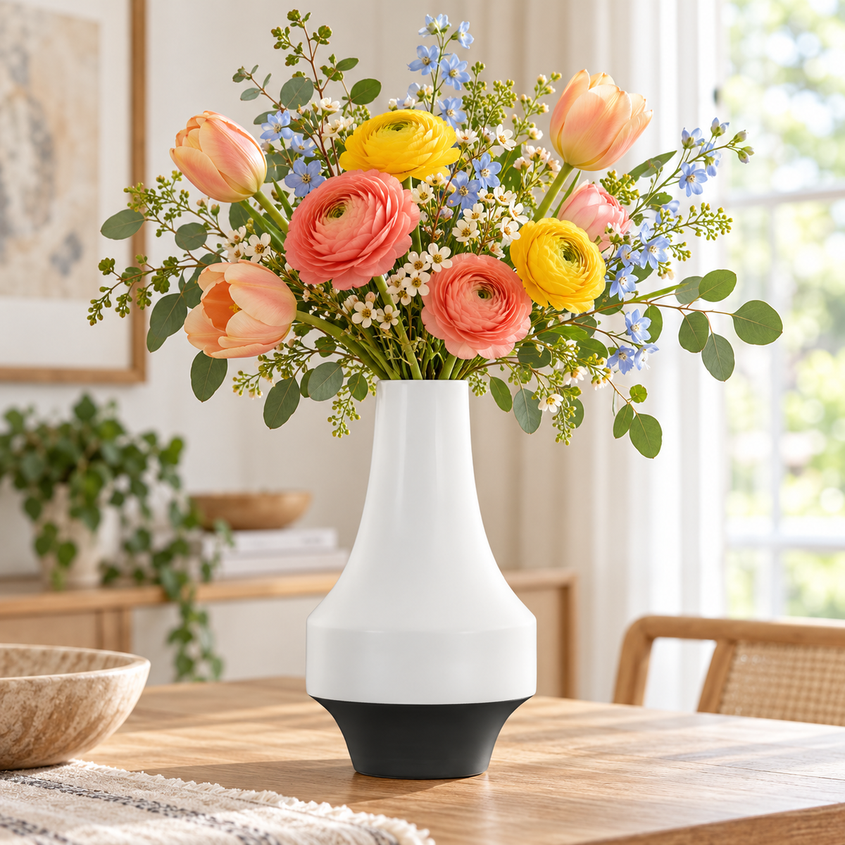Delric Long Neck Ceramic Vase
