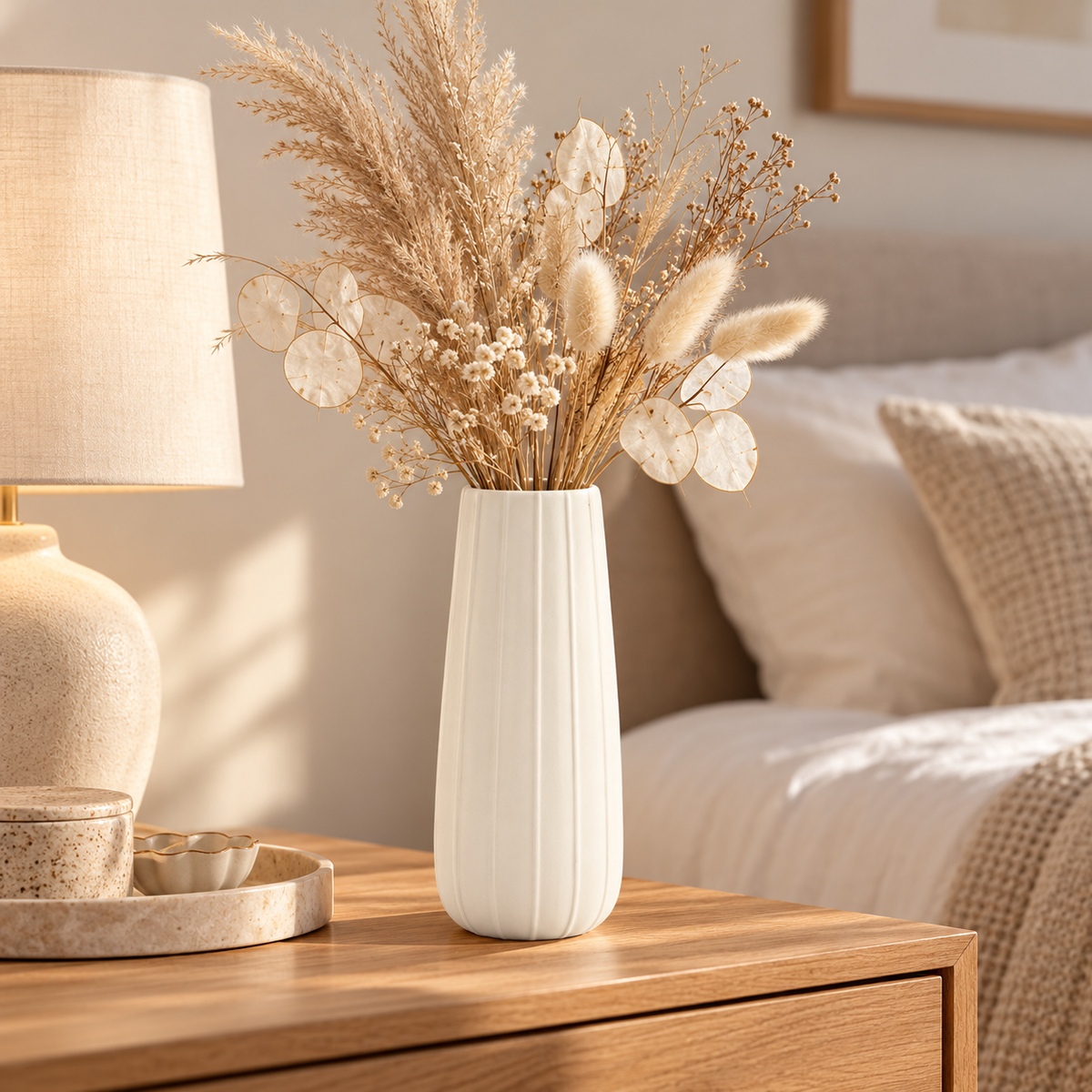 Gia Ceramic Decorative Cylinder Vase