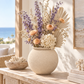 Molly Rolled-Rim Ceramic Vase