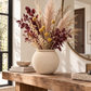Molly Rolled-Rim Ceramic Vase