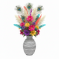 Inès Layered Textured Ceramic Vase