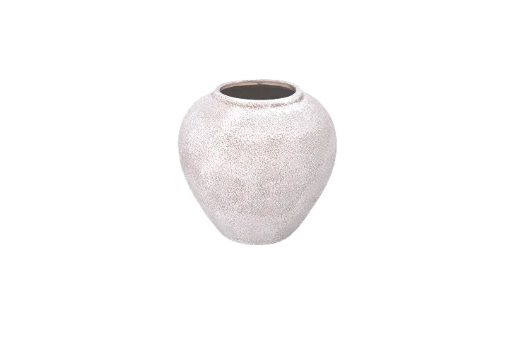 Adva Ceramic Rounded Matte Textured Vase