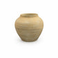 Handcrafted Terracotta Bulbous Vase Light Brown